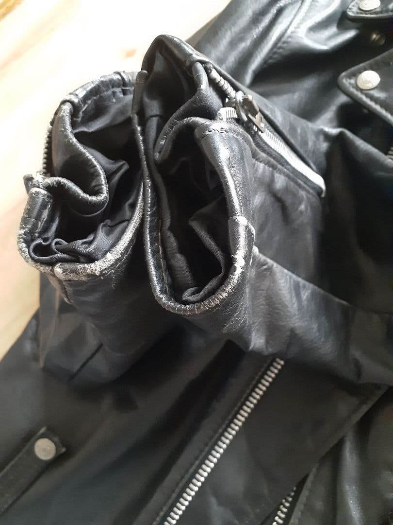 希少 Schott 125 ダブルライダース ブラック　40