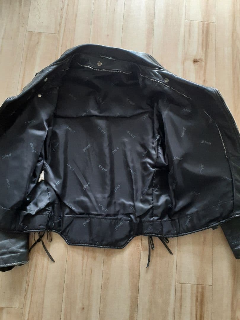 希少 Schott 125 ダブルライダース ブラック　40