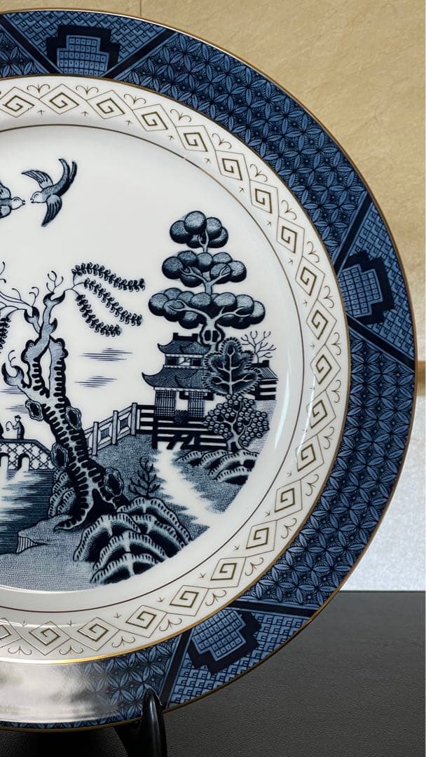 ニッコー　復刻版　山水　26.2cmプレート　3枚