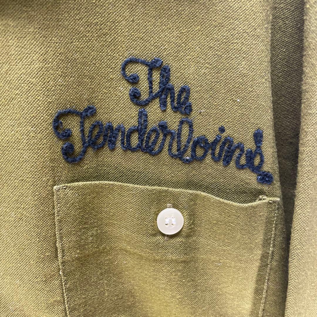 テンダーロイン ボーリングシャツ　T-BOWL オリーブ　グリーン　サイズXS