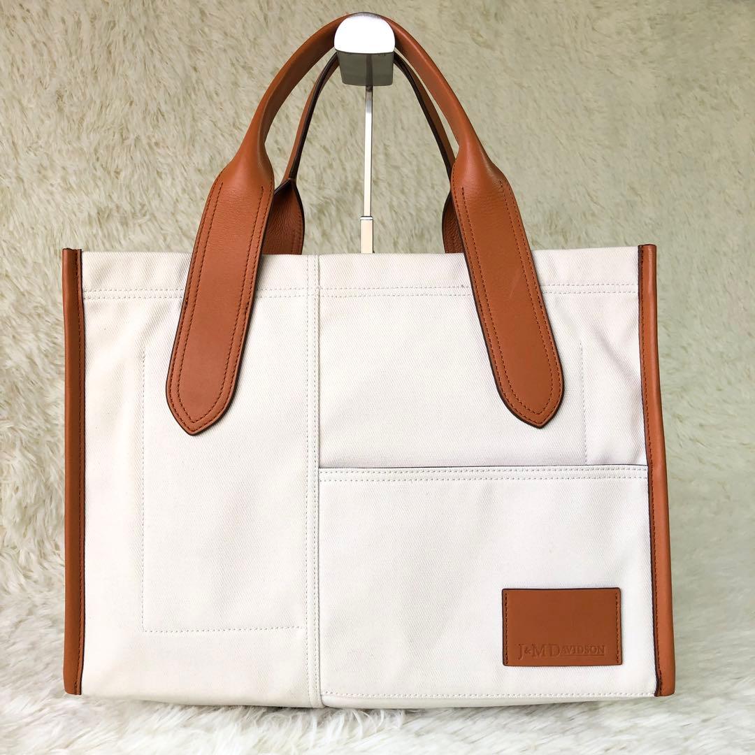 未使用級 J&M Davidson キャンバス トートバッグ バブーシュカ M