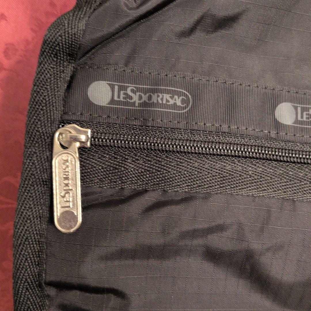 LESPORTSAC ブラックボストンバッグ