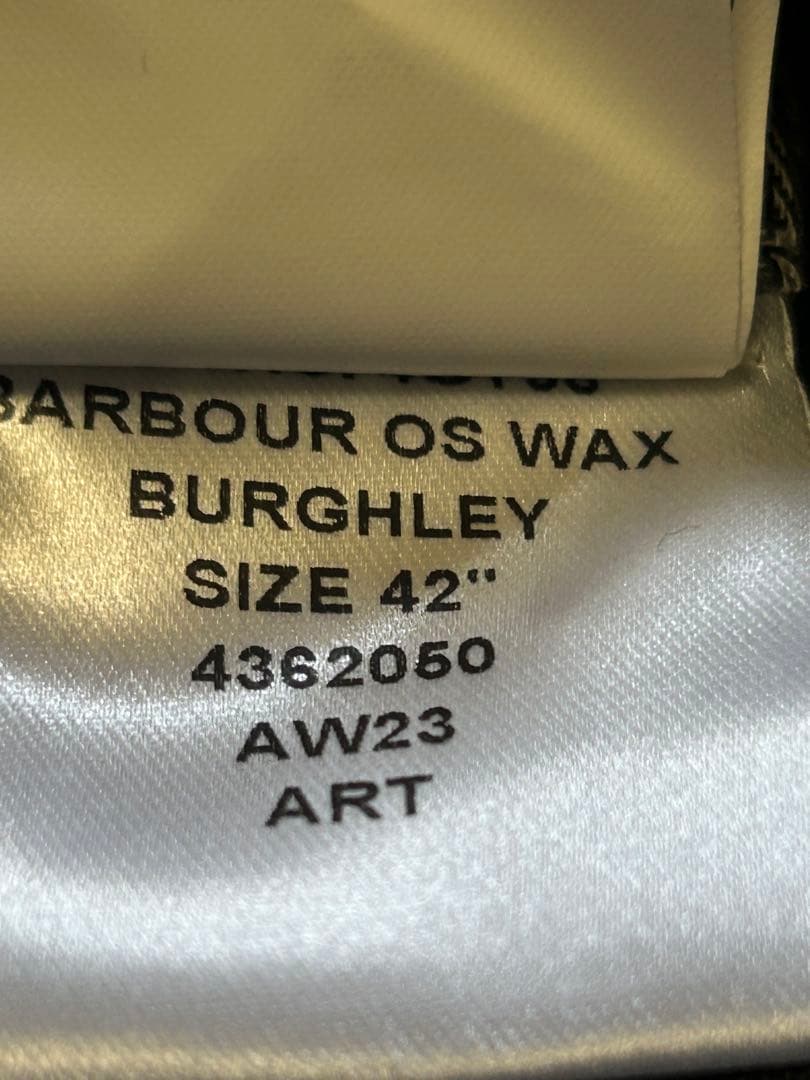 【Barbour】バーレーOS サイズ42