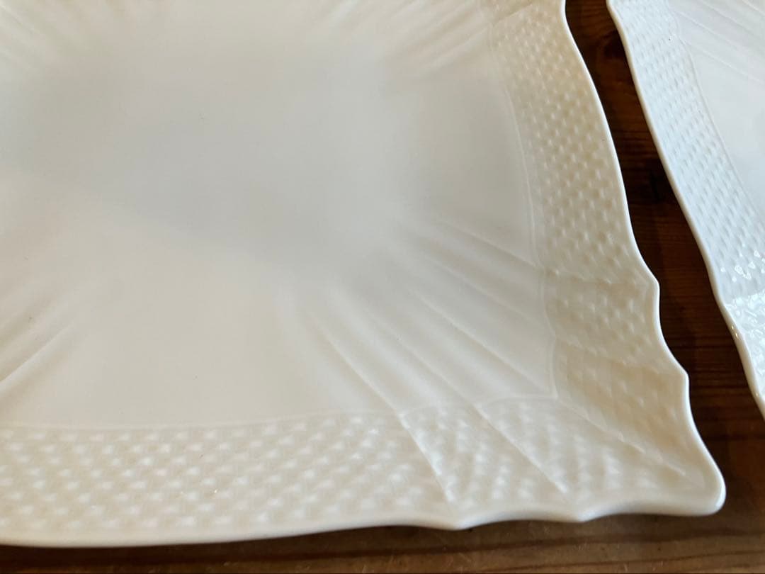 ジノリ　ベッキオホワイト　22スクエアディッシュ×6