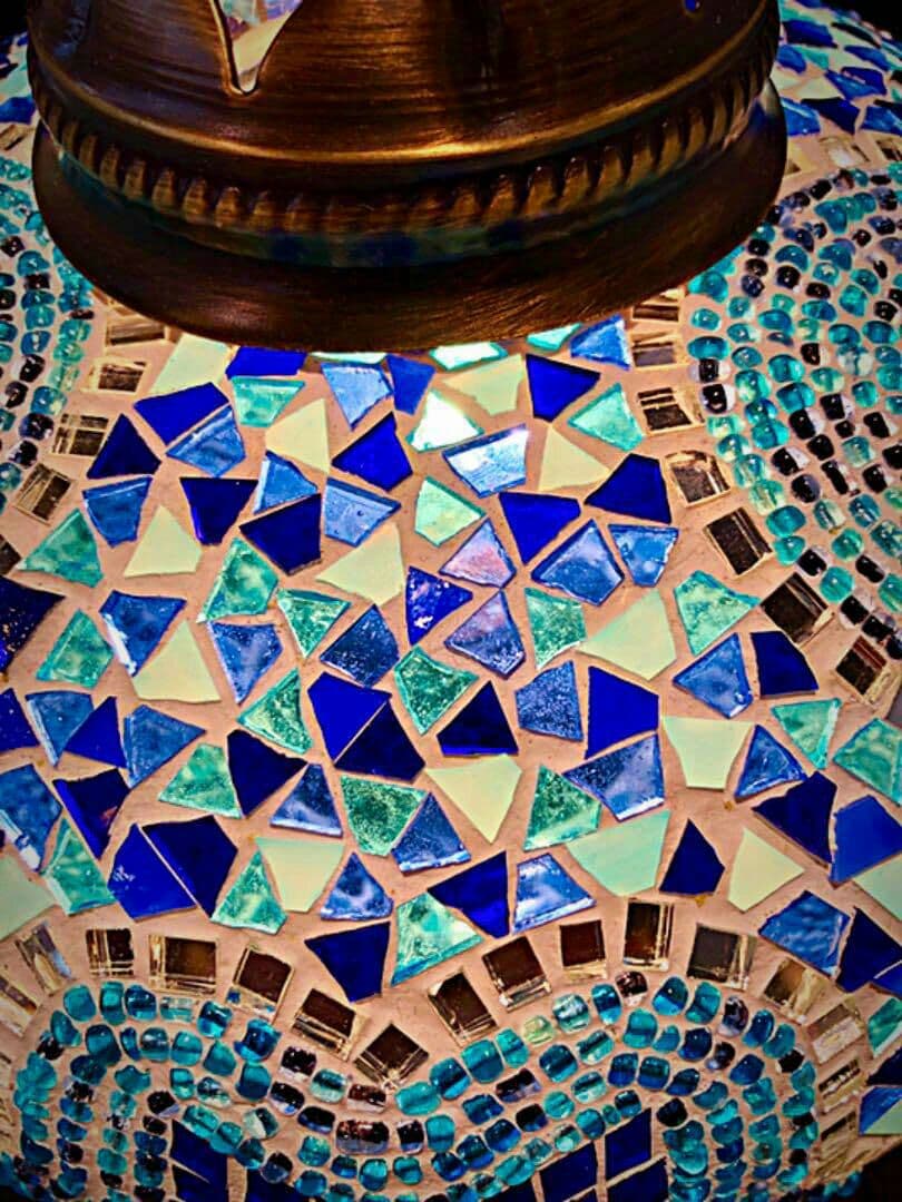 【30%OFF 期間限定セール 7/25まで】トルコランプ 大（ブルー）69