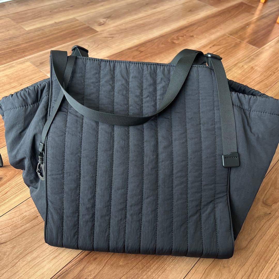 ソルプレーサ SOLPRESA ブラック キルティング マザーズバッグ M