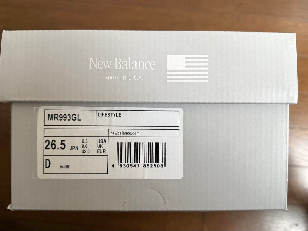 New Balance 993 Grey サイズ26.5cm 新品 未使用
