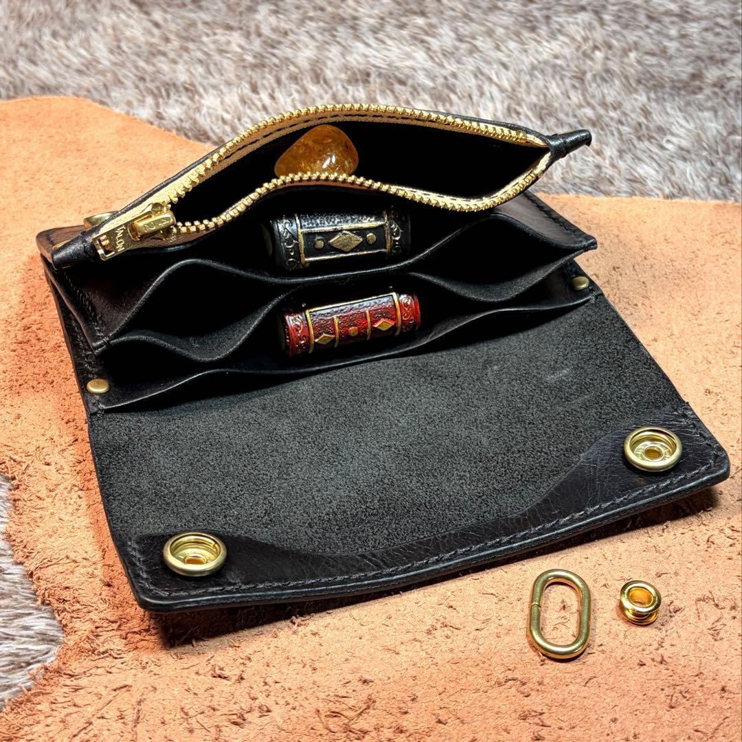 ミドルトラッカーウォレット3層.スムース革