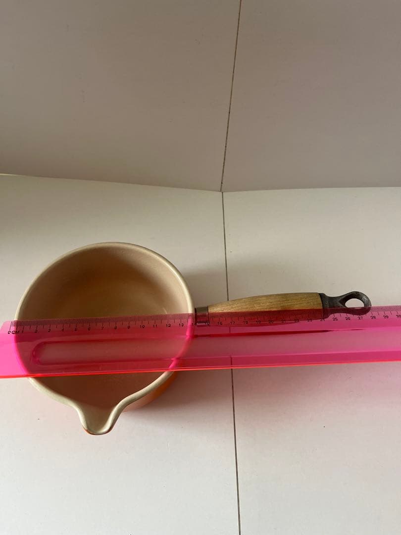 廃盤　ヴィンテージ ルクルーゼ　ソースパン　ミルクパン　14cm オレンジ