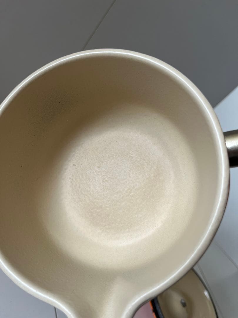 廃盤　ヴィンテージ ルクルーゼ　ソースパン　ミルクパン　14cm オレンジ