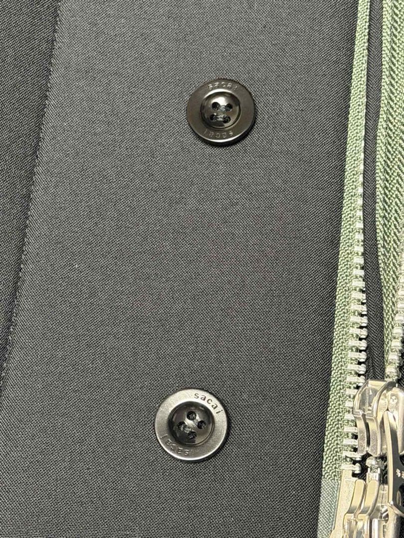パ*ル様 sacai 23SS 23-03118M ボンディングブルゾンsize