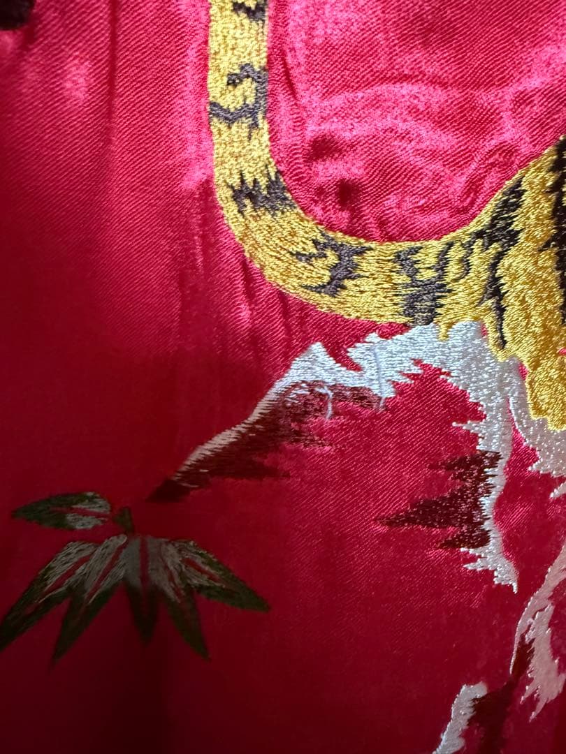 cropped heads スカジャン　芸者　虎　リバーシブル　Lサイズ