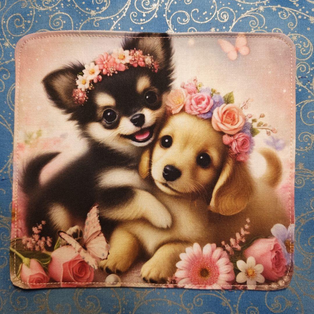 あしべ☆　ハンカチ19枚 パネル3枚　チワワちゃん柄