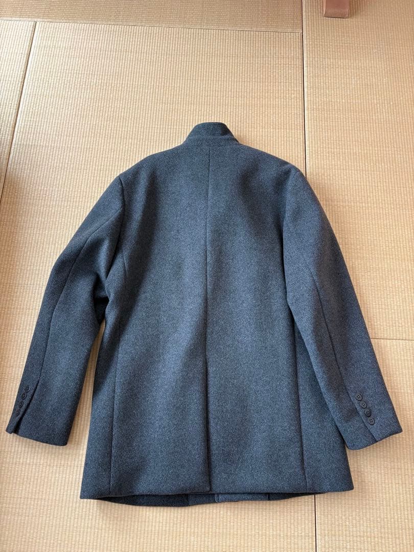 ナノユニバース スーパー140ウールコート メンズ