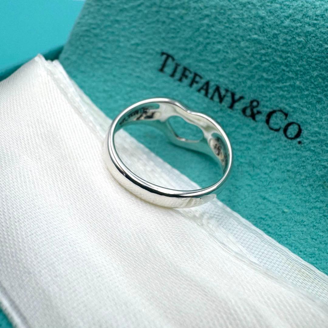【TIFFANY&Co】鏡面仕上げ　エルサペレッティ　オープンハート リング