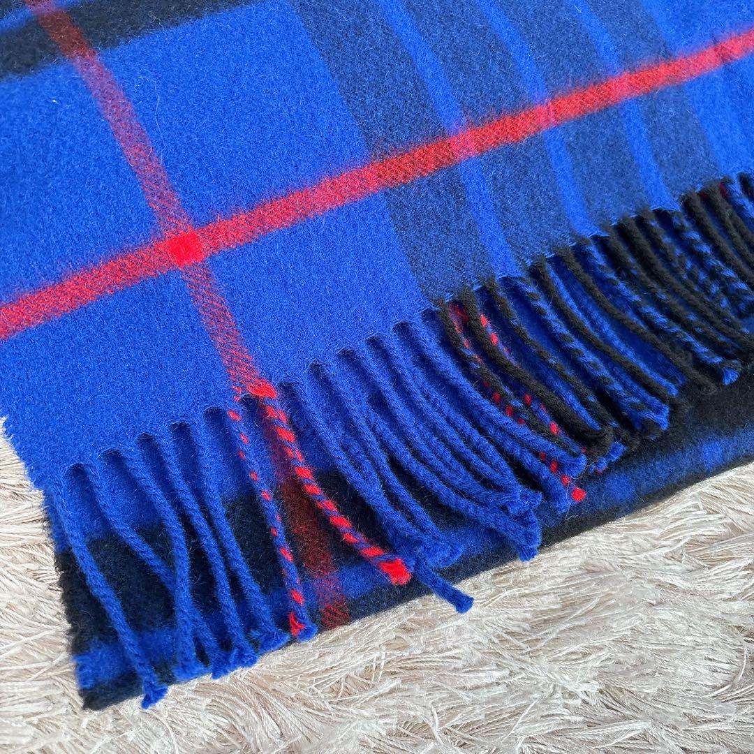 美品✨Johnstons of Elgin カシミヤ100% ストール チェック