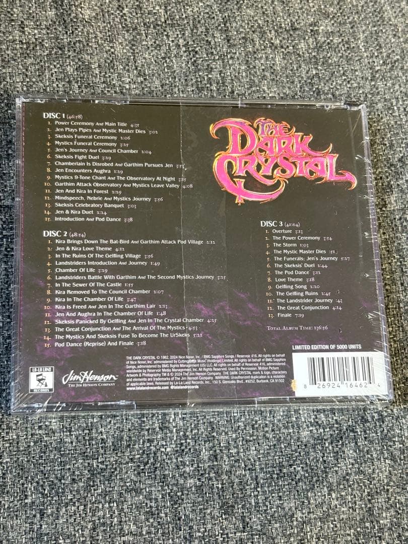 The Dark Crystal 限定サウンドトラック