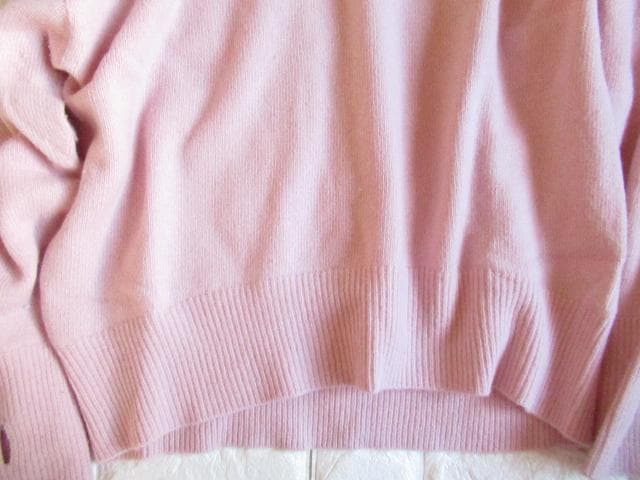 ジャーナルスタンダード 上質 ミンク カシミヤ オーバーサイズ ニット ピンク