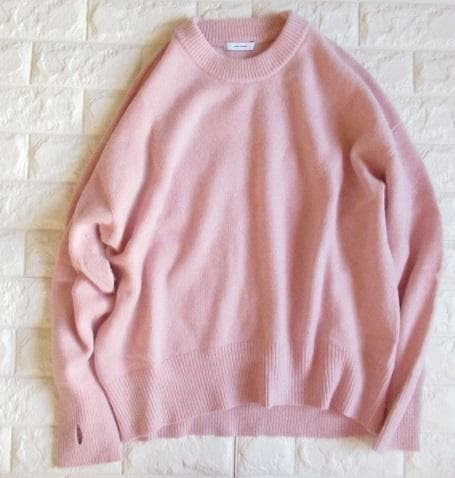 ジャーナルスタンダード 上質 ミンク カシミヤ オーバーサイズ ニット ピンク