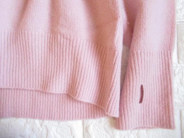 ジャーナルスタンダード 上質 ミンク カシミヤ オーバーサイズ ニット ピンク