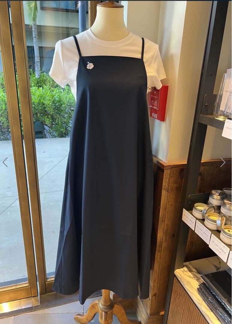 DEAN＆DELUCAハワイ★カカアコ店限定 ドレスエプロン紺色