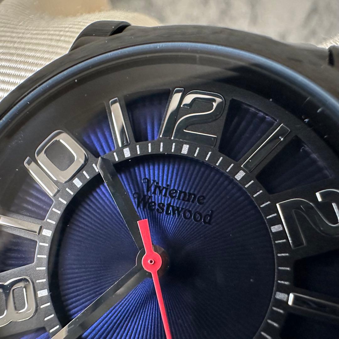 未使用 Vivienne Westwood VW-23A6 ブラック×ネイビー