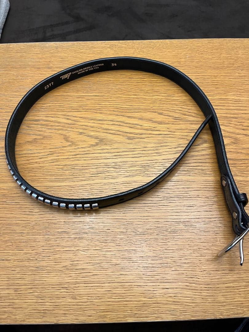 4*3様 TORY LEATHER ベルト　スタッズ　エンジニアードガーメンツ