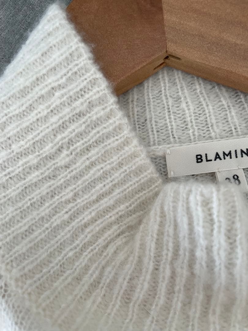 ブラミンク blamink カシミヤ　シルク　ニット　美品