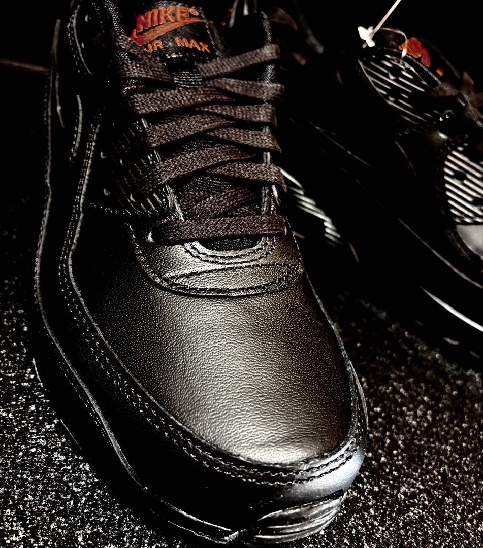 ■新品26.5cm■ナイキ エア マックス 90 ブラック/セーフティオレンジ