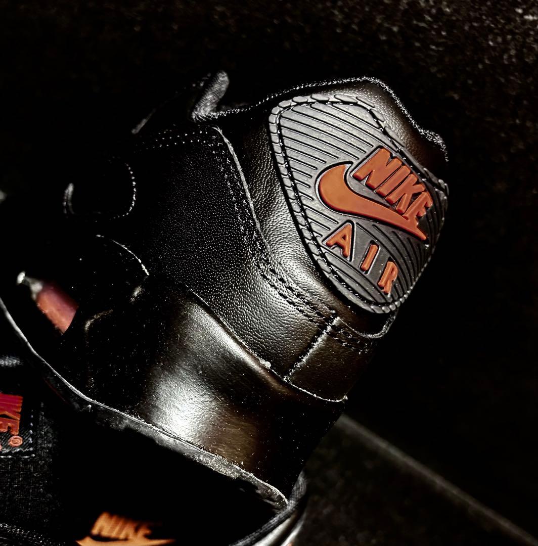 ■新品26.5cm■ナイキ エア マックス 90 ブラック/セーフティオレンジ