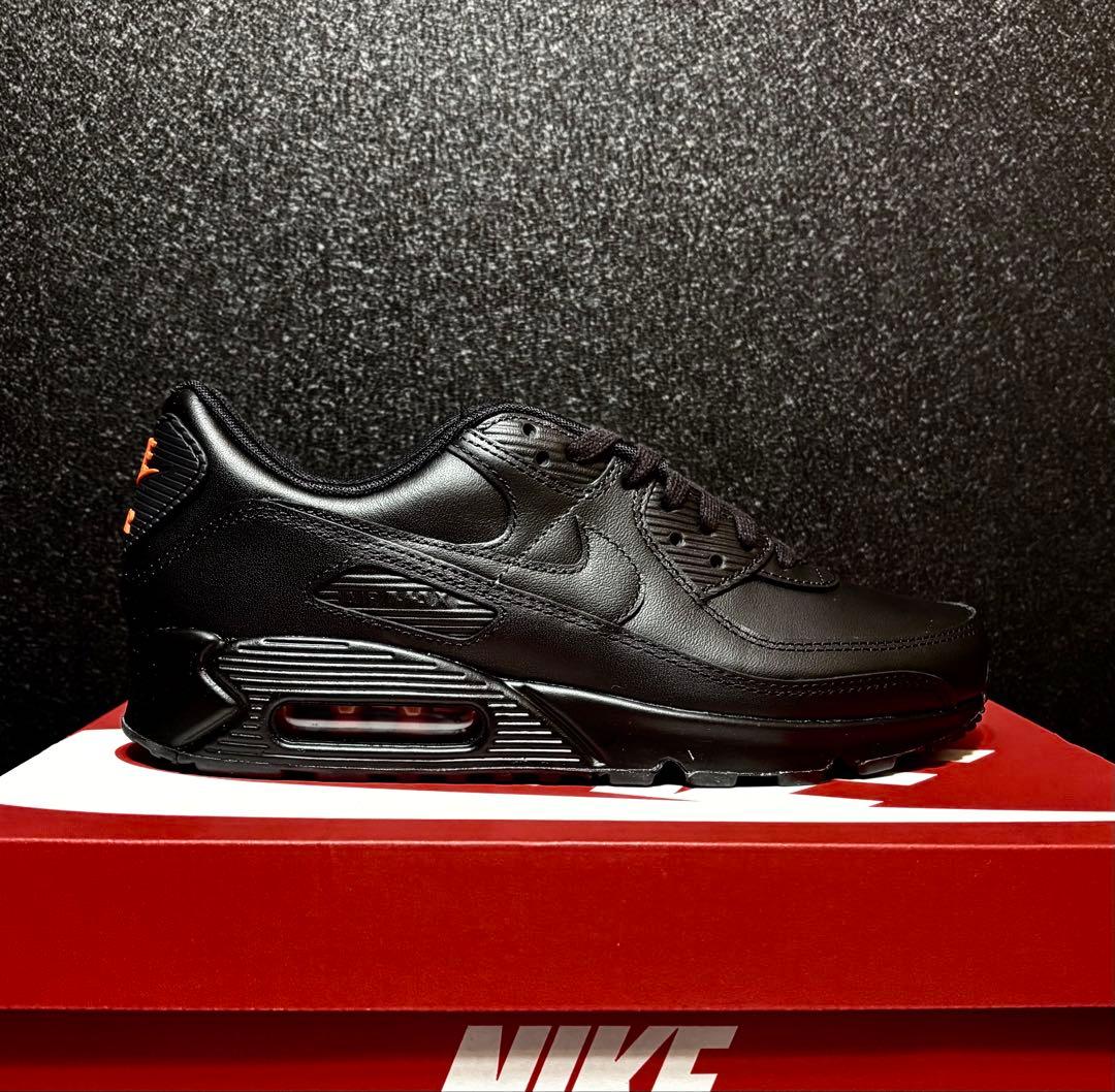 ■新品26.5cm■ナイキ エア マックス 90 ブラック/セーフティオレンジ