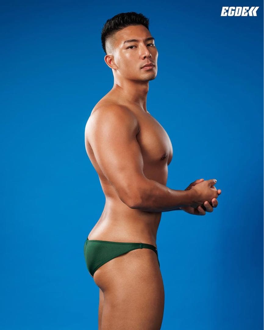 【ヒカリ】EGDE エッジ　BASIS ビキニ　ローライズ　サポーター　M