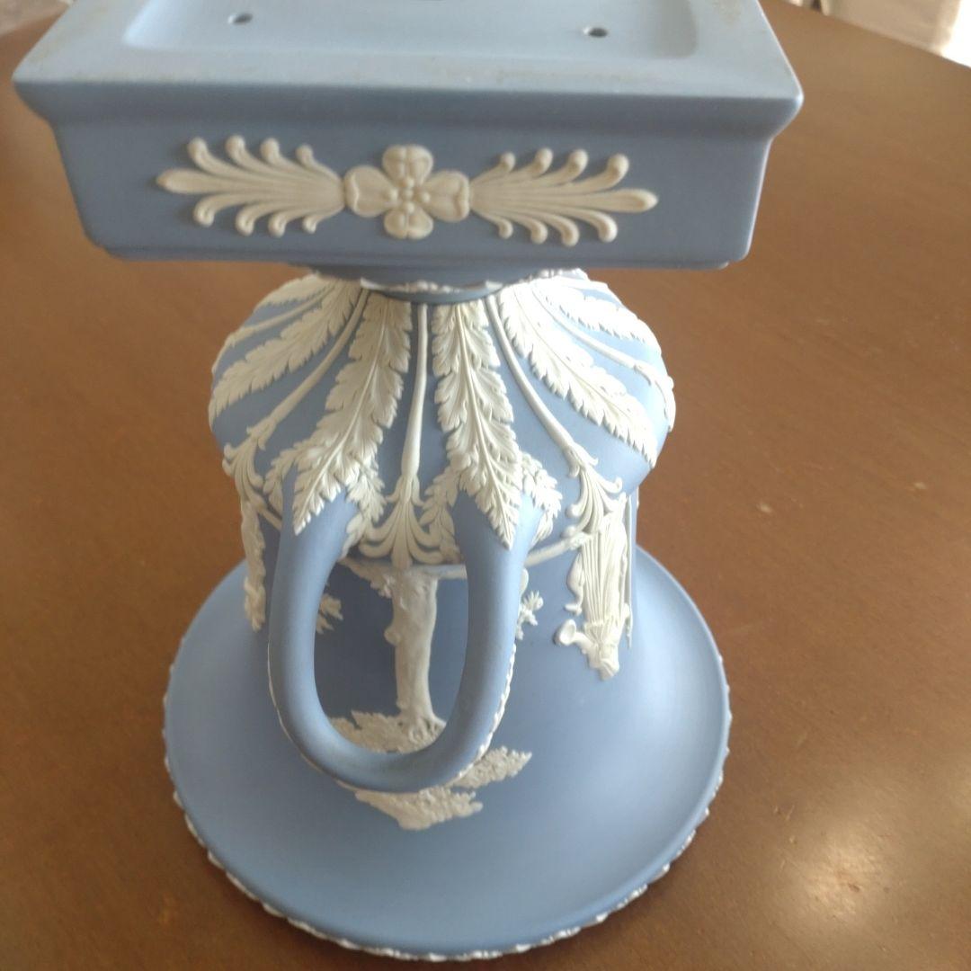 　ウェッジウッド　ジャスパー　飾り壷　フラワーベース