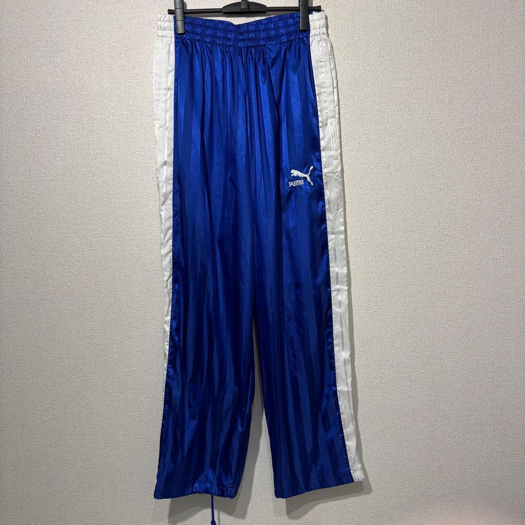 【美品】PUMA プーマ　ウィンドブレーカー　セットアップ　ブルー　ホワイト