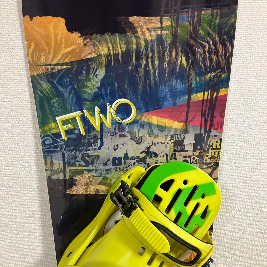 FTWO REVERSE 157cm FLUX PR スノーボードビンディングL