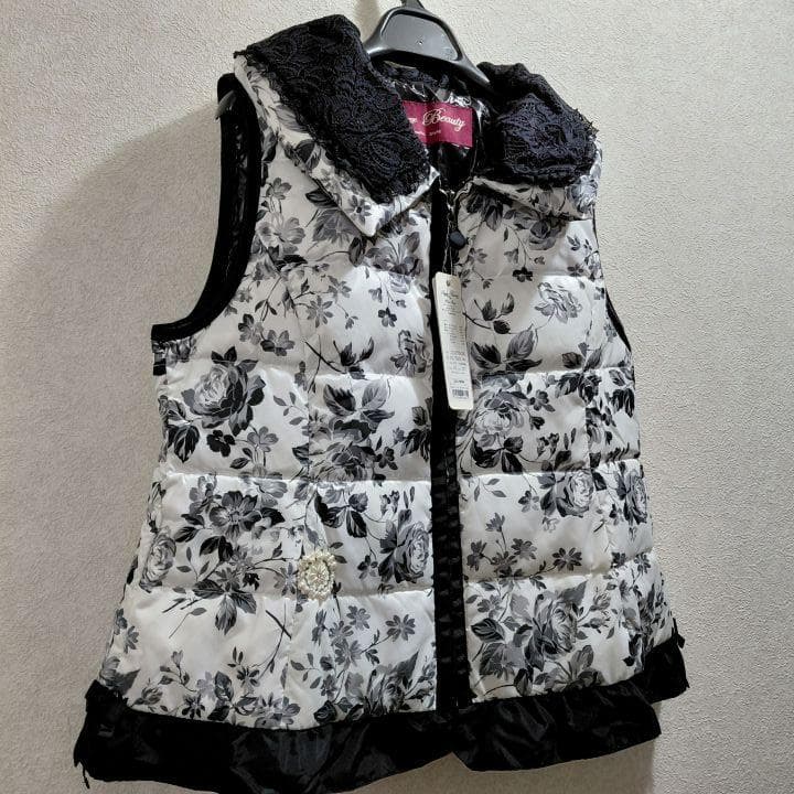 【セール今日まで】【新品タグ付き】スーパービューティー　ダウンベスト　42　L