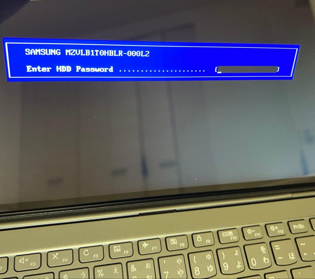 ジャンク品　Lenovo Yoga S940-14IIL HDDパスワードロック