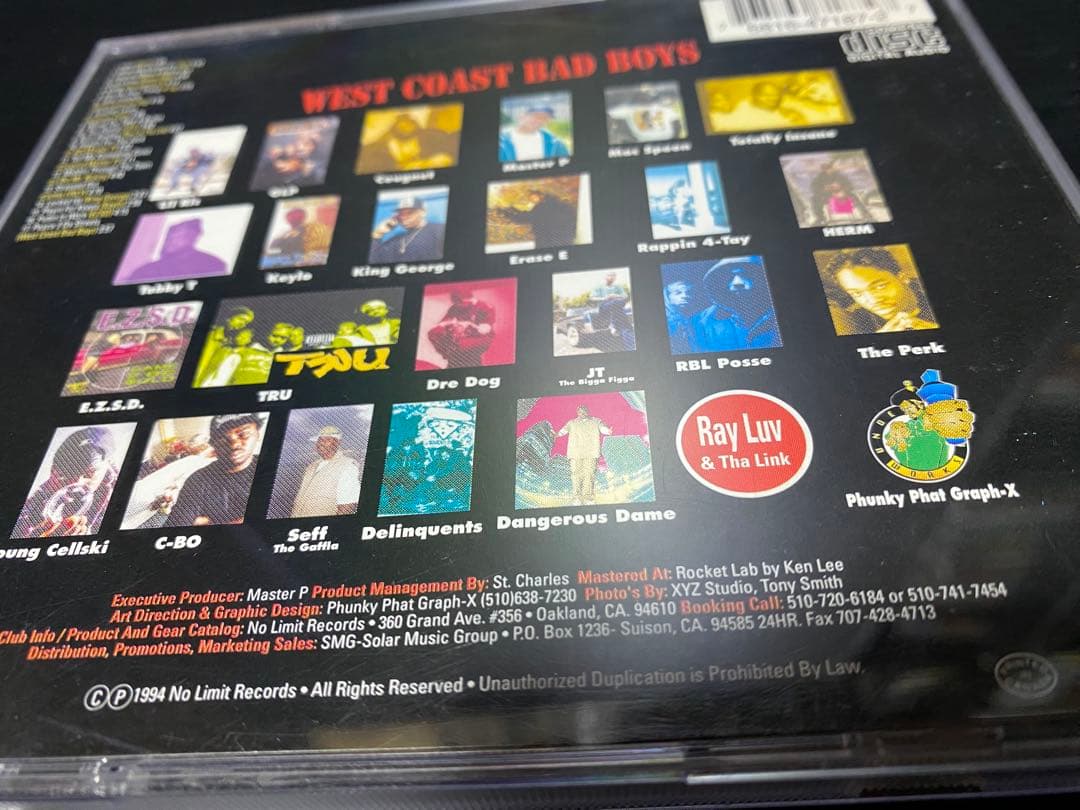 洋楽 WEST COAST BAD BOYZ COMPILATION/G-RAP