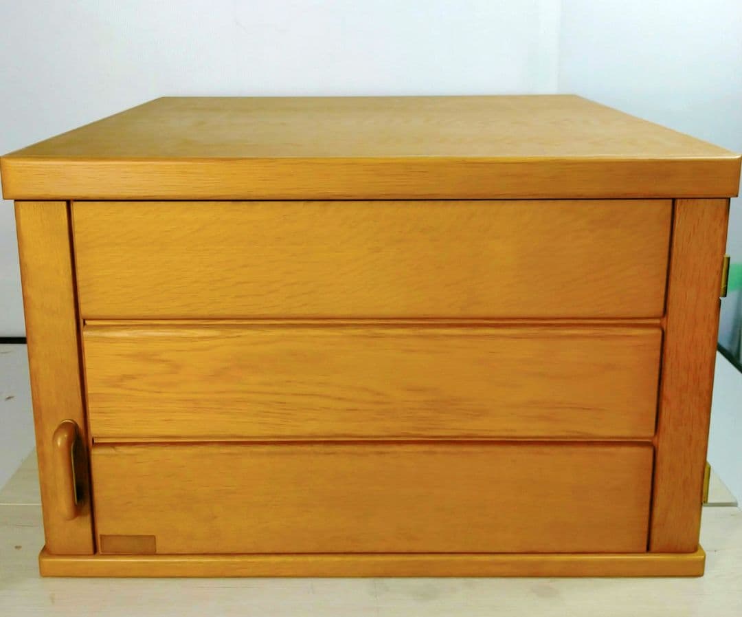 上置　箪笥　木製　開き戸