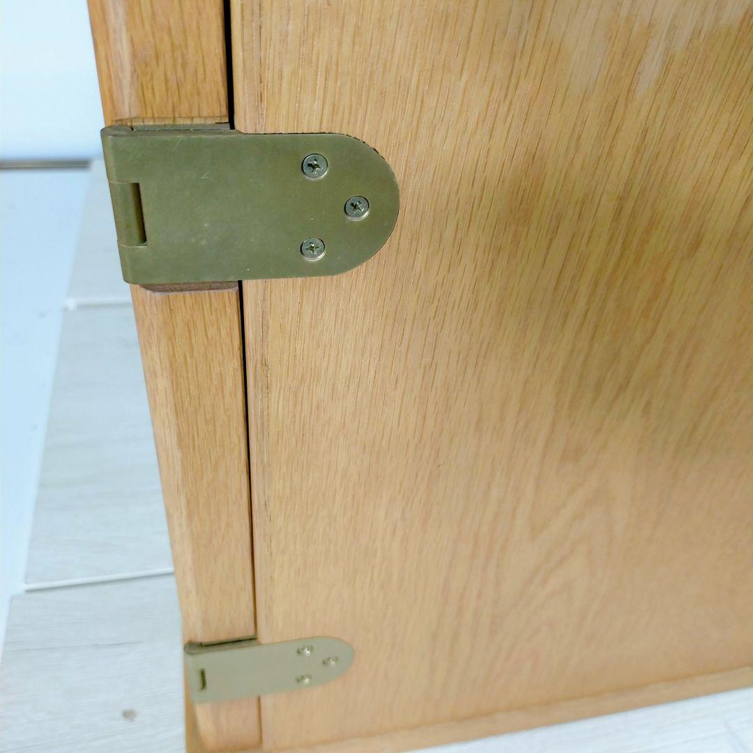 上置　箪笥　木製　開き戸