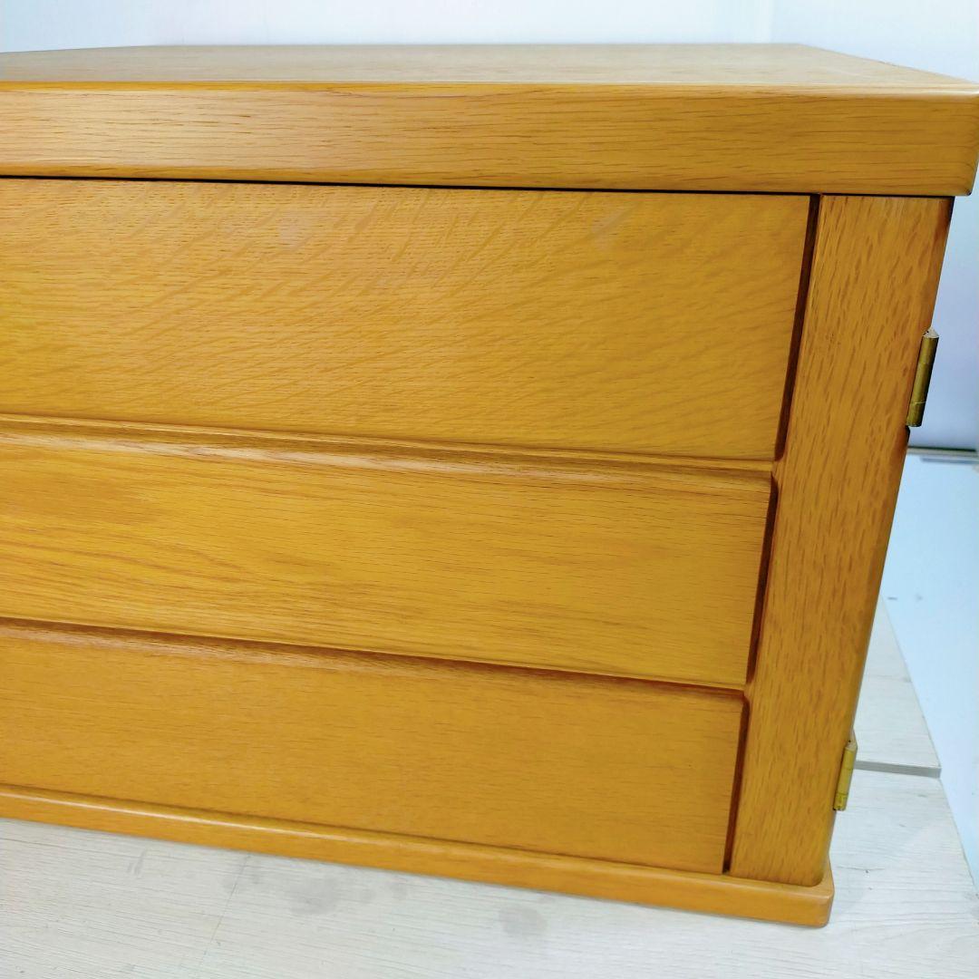 上置　箪笥　木製　開き戸