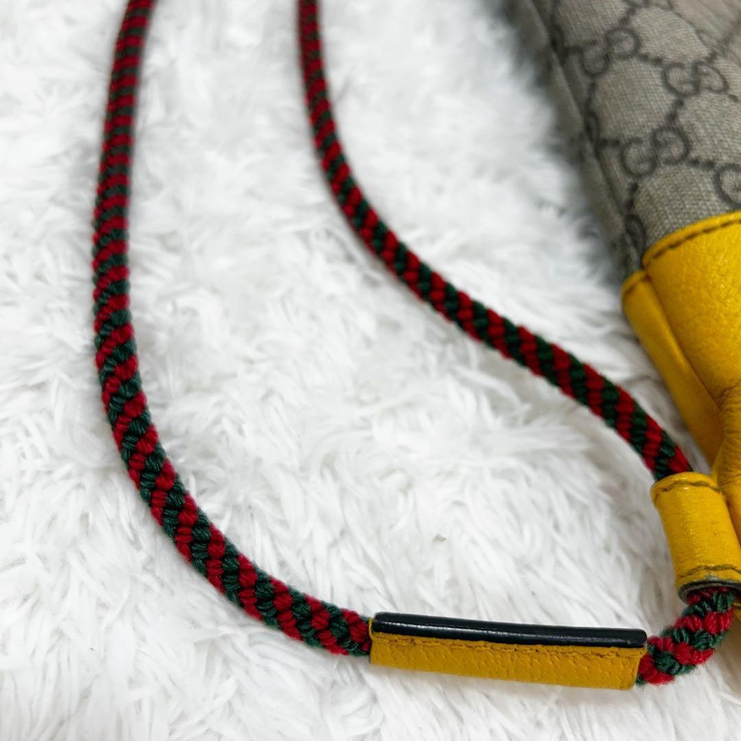 美品✨GUCCI GGスプリーム ドローストリング ナップサック 2way