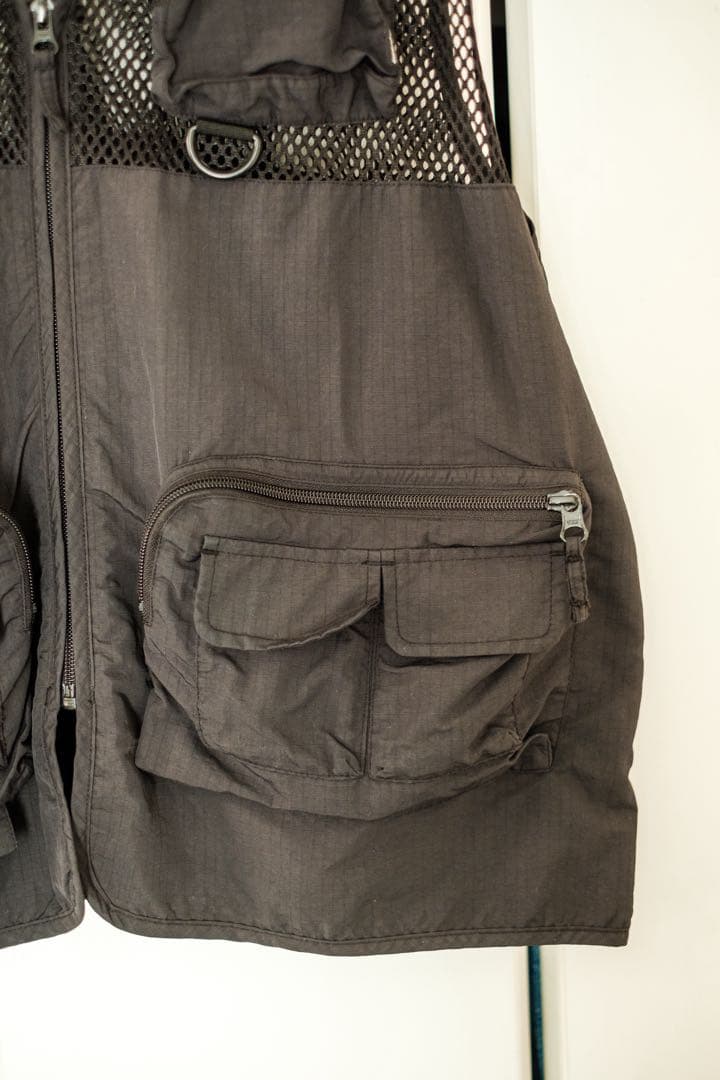 シュプリーム　メッシュフィッシングベスト 黒XL