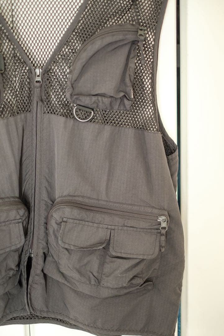 シュプリーム　メッシュフィッシングベスト 黒XL