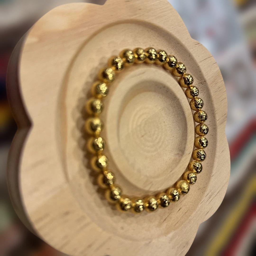 ギベオン　ゴールド　ブレスレット