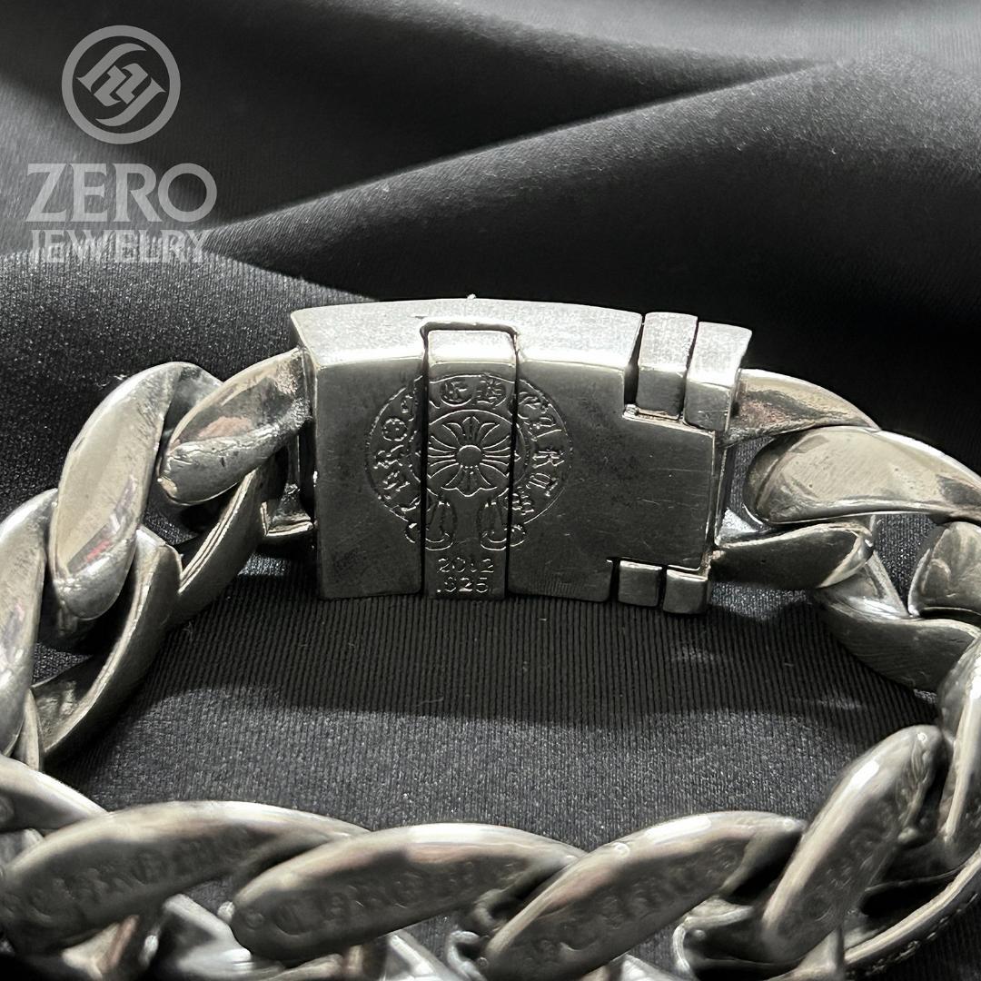 【！即日発送！925】スター 極太ブレスレット 11リンク Wロック