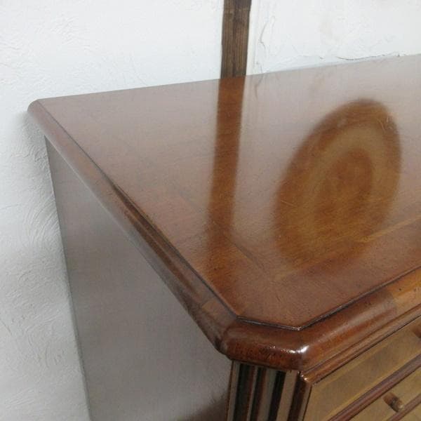 イギリス アンティーク 家具 キャビネット 飾り棚 収納 キャスター 6622c