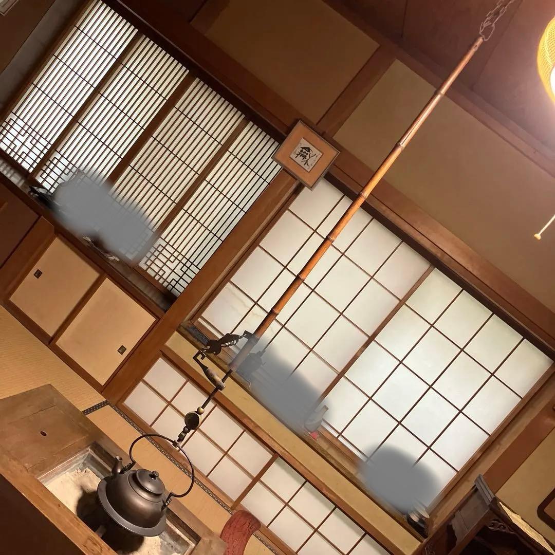 新潟市中央区引き取り限定　自在鉤　囲炉裏　骨董