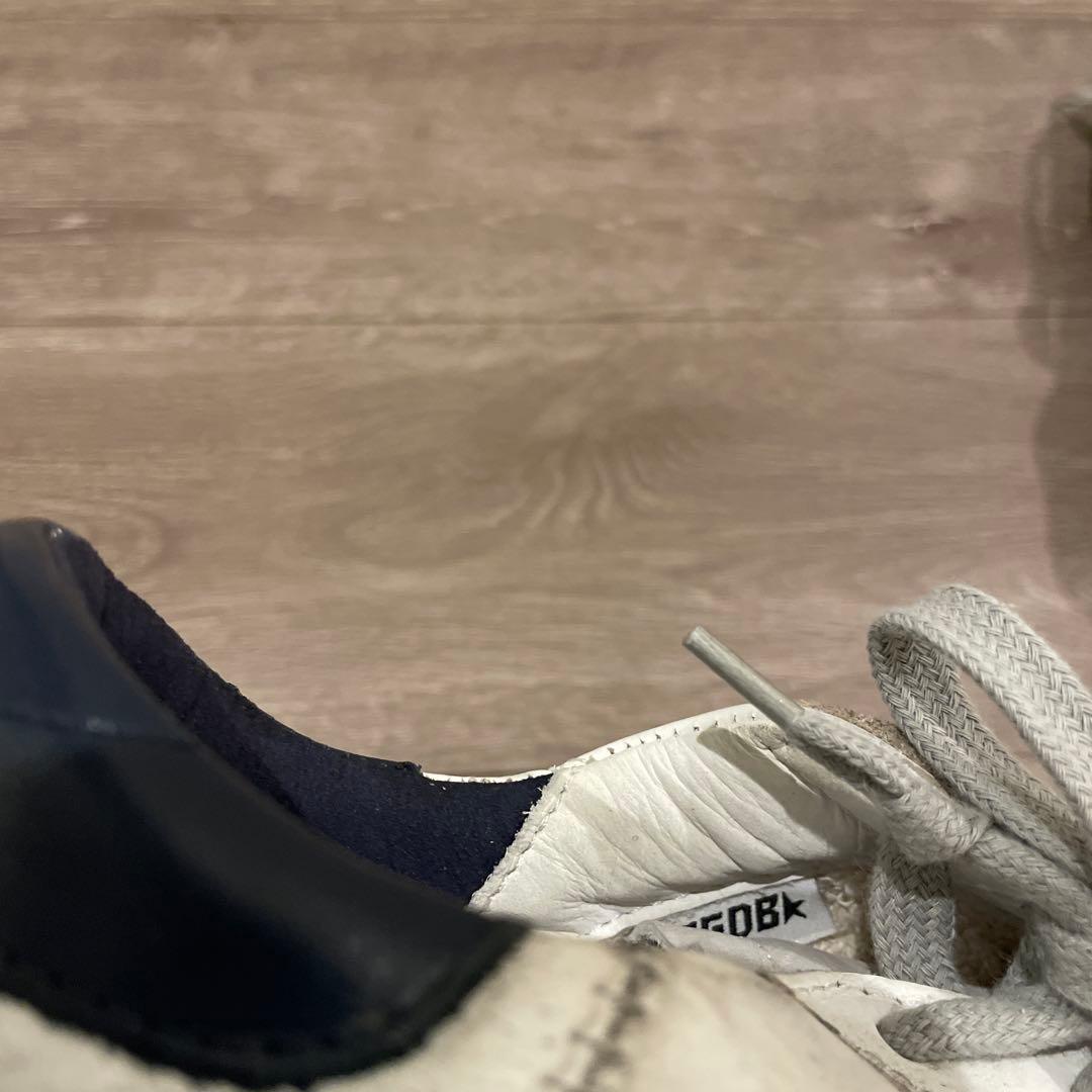 GGDB/STAR ホワイト ブラック スニーカー