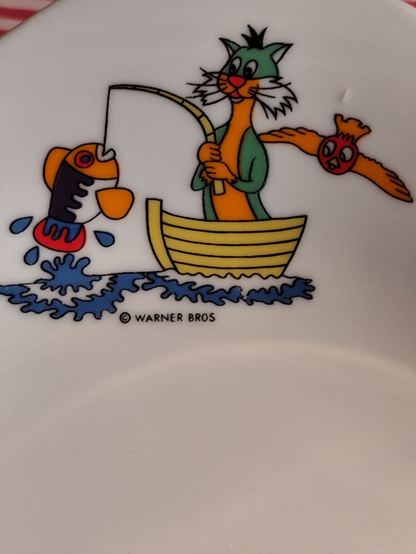 LOONEY TUNES 　グラス　　昭和レトロ　 レトロポップ　カレー皿